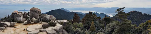 Mt Misen panorama from observatory